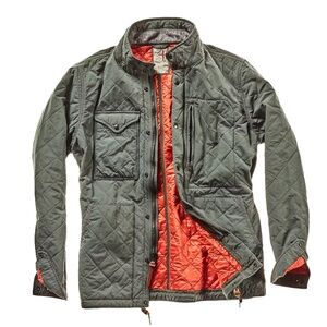 Relwen Quilted Tanker Jacket – Large – Olive (Field Green) – Very Good